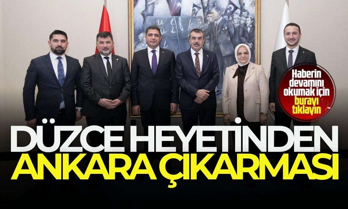 Düzce’nin ihtiyaçlarını bakanlara ilettik! 
