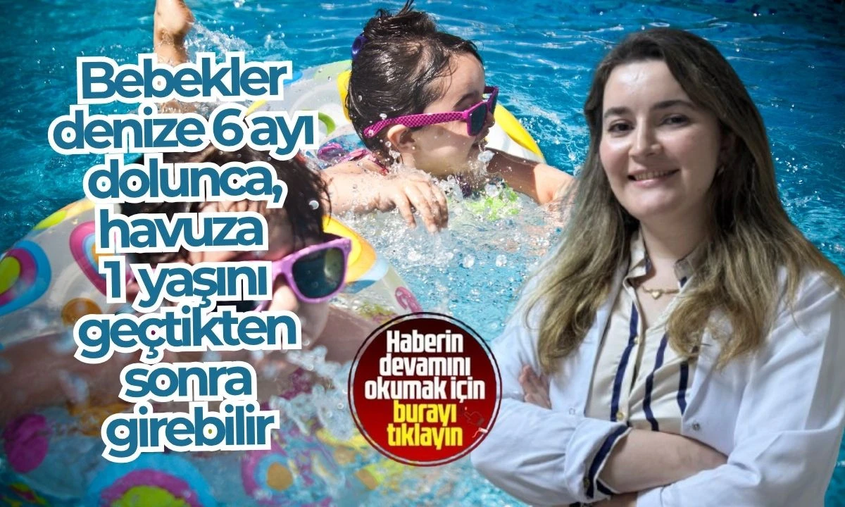 Havuza giren çocuklara sıvı desteği verilmeli