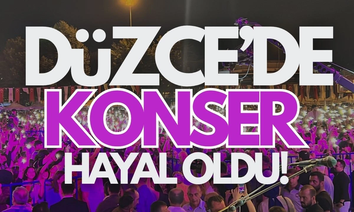 Düzce'de Konserler Neden Bu Yıl Yapılamıyor? 2025 İşte yanıtı 
