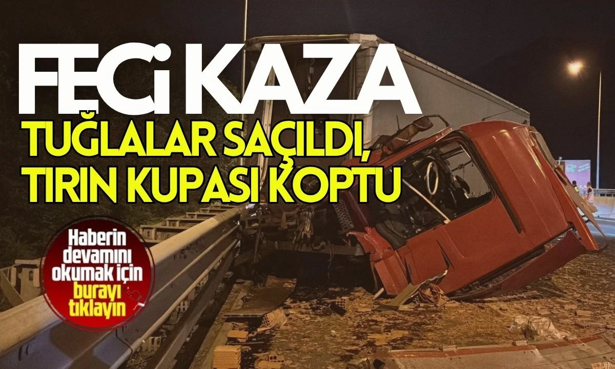 Tuğlalar Yola Saçıldı: TEM'de Zincirleme Kaza