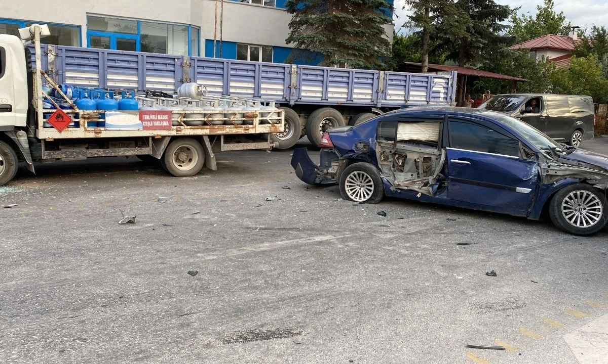 Tüp Kamyonu Kazası: Facianın Eşiğinden Dönüldü