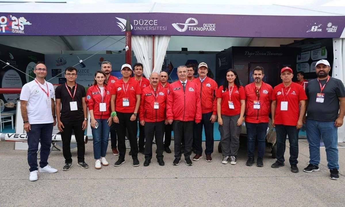 Rektör Sözbir TEKNOFEST Başarılarını Kutlar