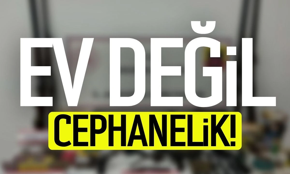 Ev değil cephanelik:60 Yaşındaki Adam Tutuklandı