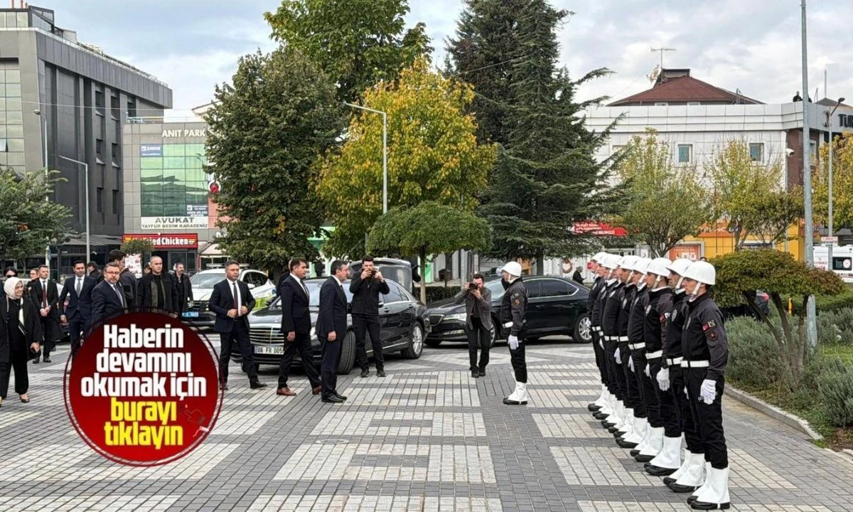 Cumhurbaşkanı Yardımcısı Cevdet Yılmaz Düzce'de Karşılandı