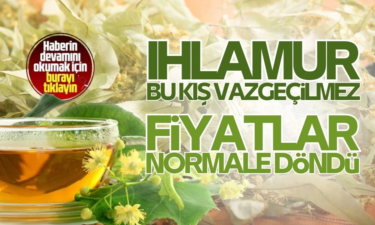 Ihlamur Bu Kış Vazgeçilmez: Fiyatlar Normale Döndü