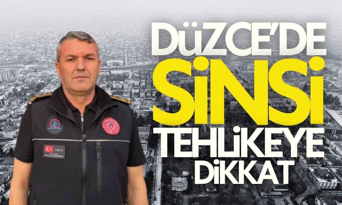 Düzce'de Sinsi tehlikeye dikkat