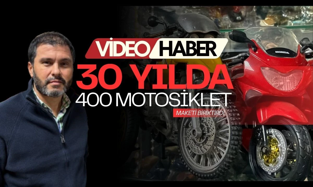 30 Yılda 400 Motosiklet Maketi Biriktirdi