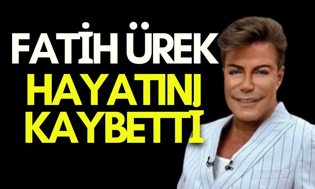 ŞARKICI FATİH ÜREK SAAT:20:30'DA HAYATINI KAYBETMİŞTİR 30 OCAK 2026
