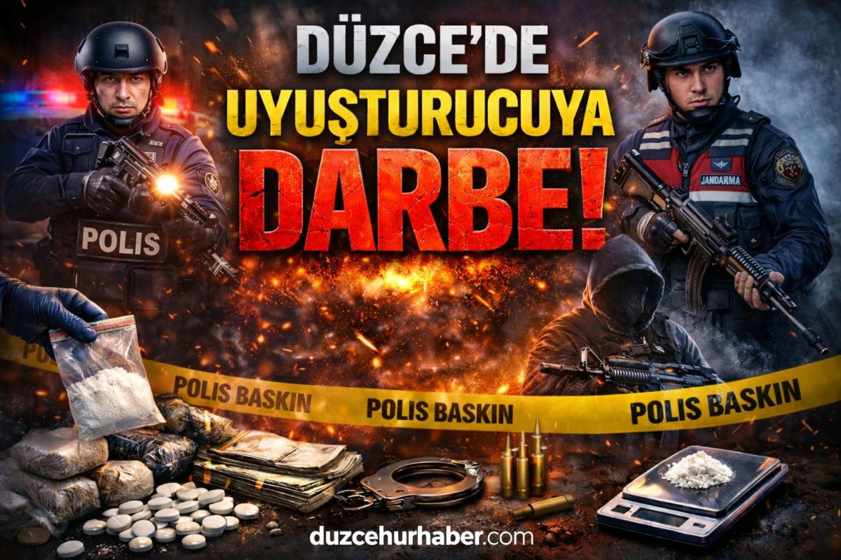 DÜZCE'DE UYUŞTURUCUYA DARBE! 