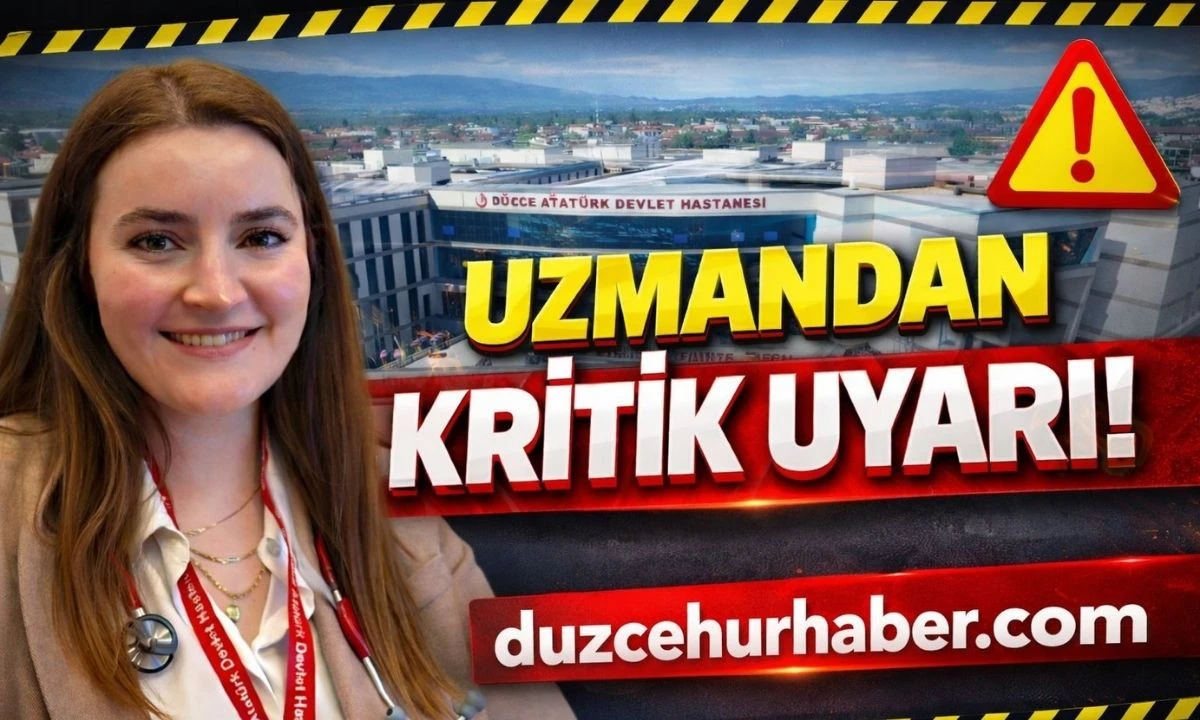 UZMAN DR. ÖZGE YURTSEVEN, KRİTİK UYARI! 