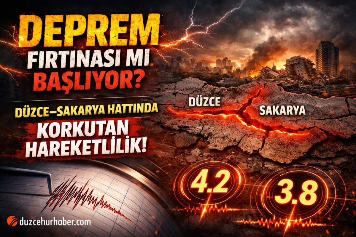 Deprem Fırtınası mı Başlıyor? Düzce–Sakarya Hattında Korkutan Hareketlilik