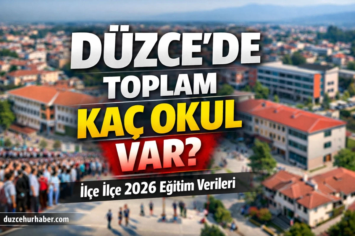 Düzce’de Okul Sayısı Artıyor mu? 2026 Mart Verileriyle Eğitimde Son Durum