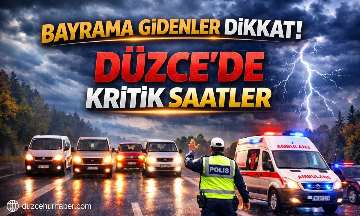 Düzce’de Bayram Trafiği Ne Zaman Başlıyor? 2026 Saatleri Açıklandı