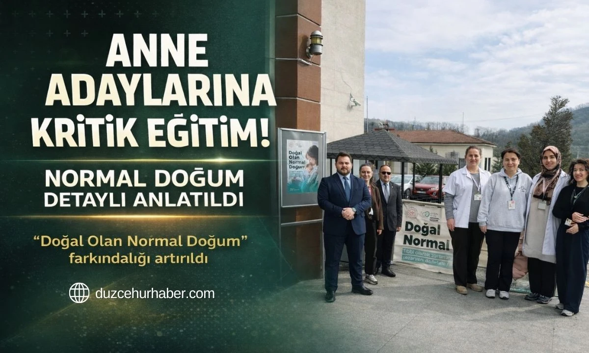 Gümüşova’da anne adaylarına eğitim: normal doğumun önemi anlatıldı