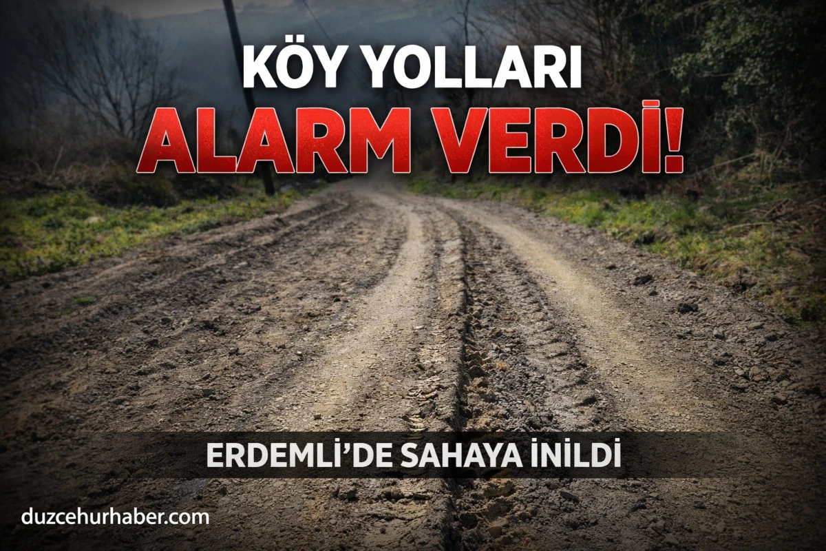 Köy yolları masada! Erdemli’de kritik inceleme