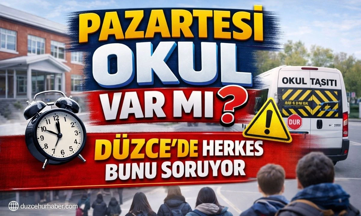 23 Mart Pazartesi okullar tatil mi? Düzce’de okul var mı, MEB takvimi