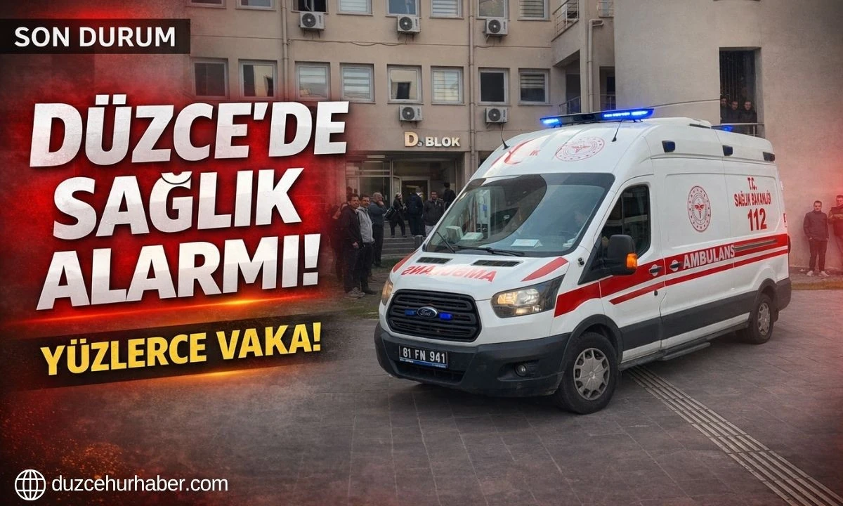 Düzce’de 454 vakaya müdahale, 1.676 personel sahadaydı