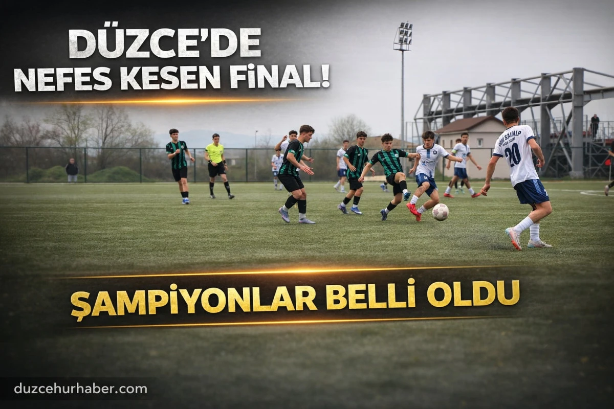 Düzce’de Okul Sporları Futbol Grup Müsabakaları Sona Erdi