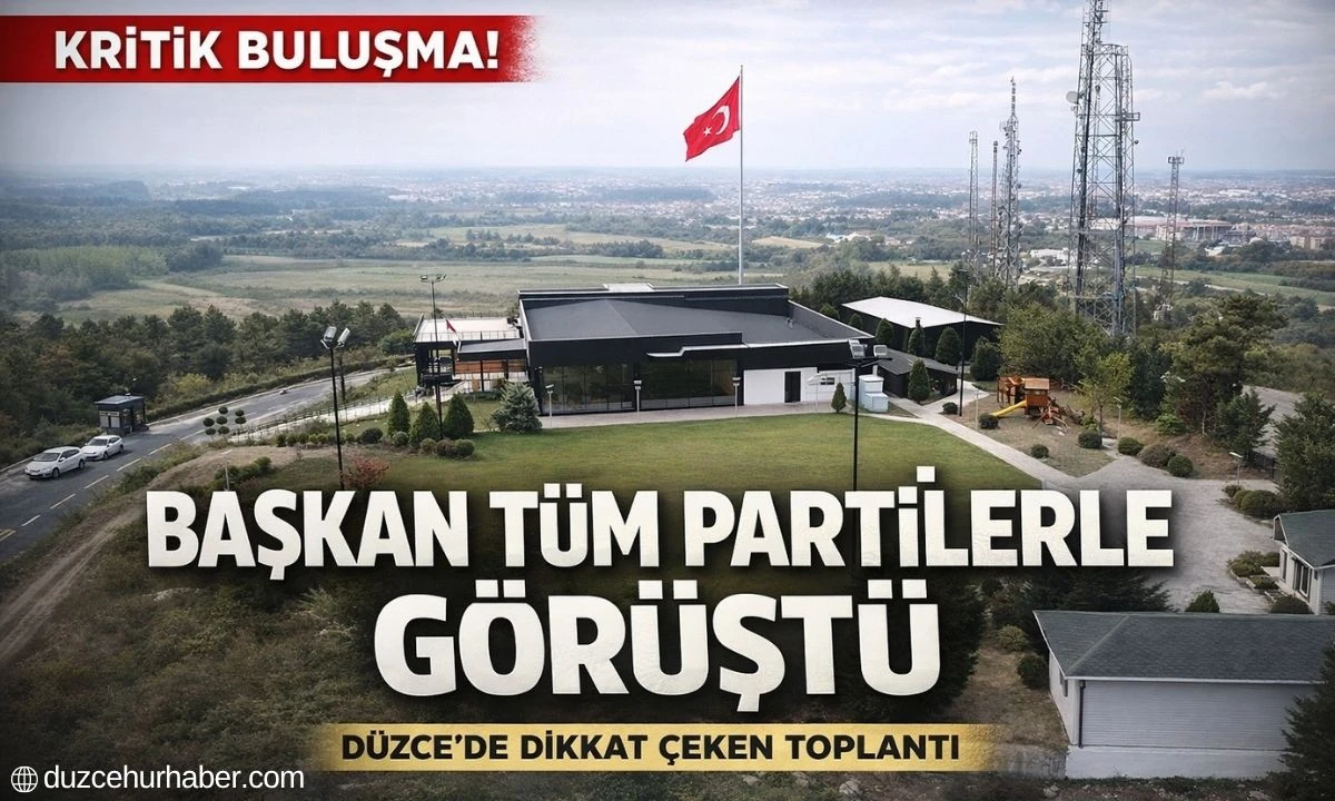 Başkan Özlü Siyasi Partilerle Buluştu! Prestij Projeleri Anlattı