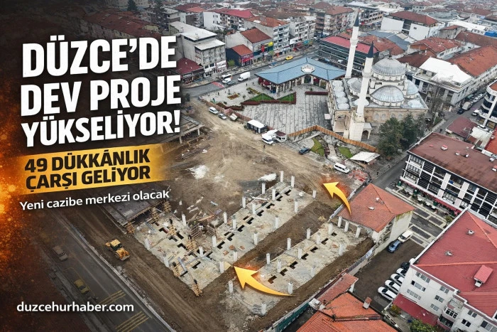 Cedidiye Çarşısı 2. etap inşaatı hızla yükseliyor