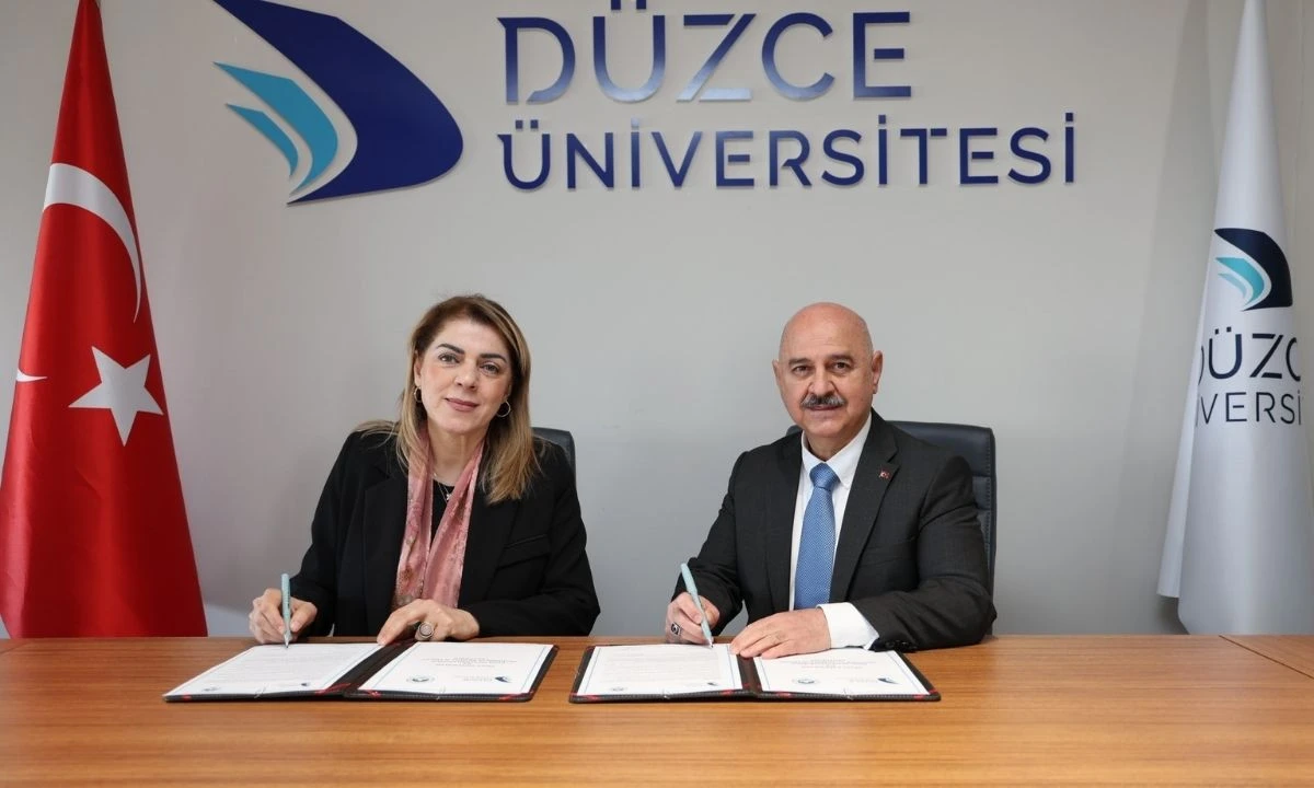 Düzce Üniversitesi’nden Yeni İş Birliği! Akademik Güç Birliği Başladı