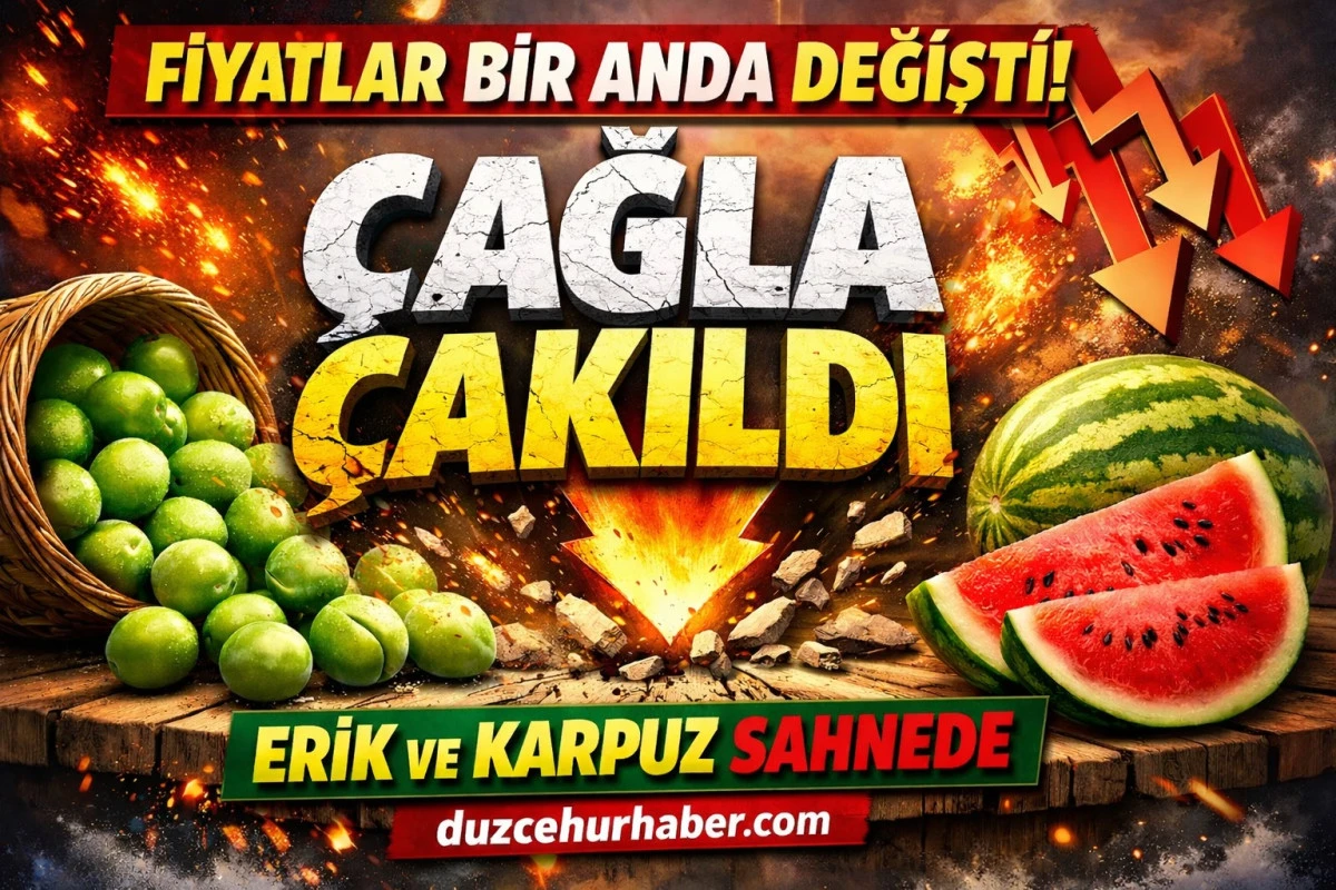 Çağla Çakıldı, Yaz Meyveleri Tezgâhı Devraldı! Fiyatlar Bir Anda Değişti