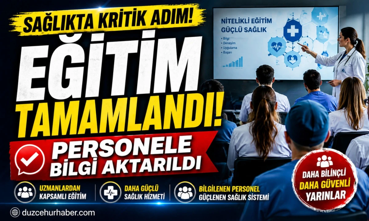 Düzce’de Sağlıkta Yeni Eğitim! Üreme ve Cinsel Sağlık Programı Tamamlandı