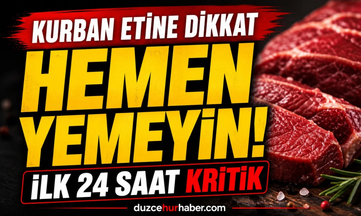Kurban Eti Kaç Saat Dinlenmeli? Uzmanlardan İlk Gün Uyarısı