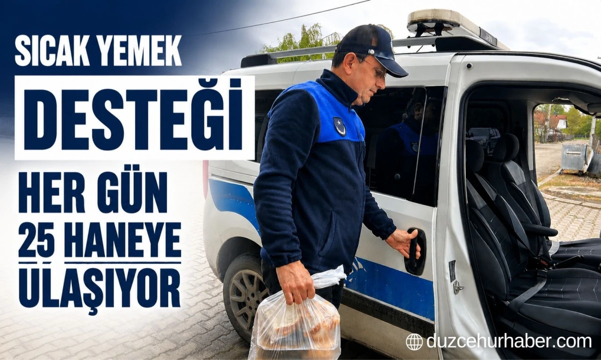 Cumayeri Belediyesi Her Gün 25 Haneye Sıcak Yemek Ulaştırıyor