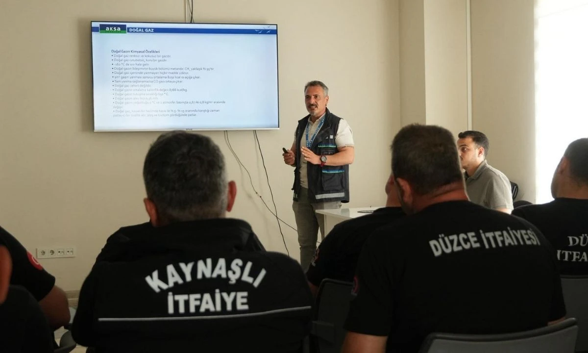 İtfaiye Ekipleri Doğalgaz Vakalarına Karşı Bilgilendirildi