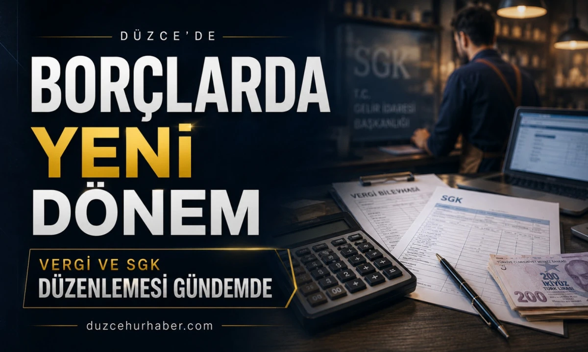 Düzce’de Vergi ve SGK Borcu Olanlar Dikkat: Yeni Düzenleme Gündemde