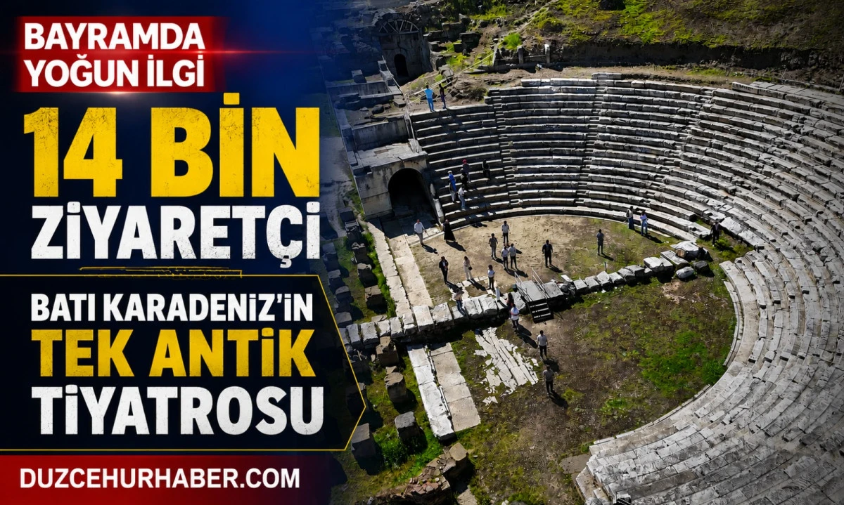 Batı Karadeniz’in Tek Antik Tiyatrosuna Bayram Akını: 14 Bin Kişi Ziyaret Etti