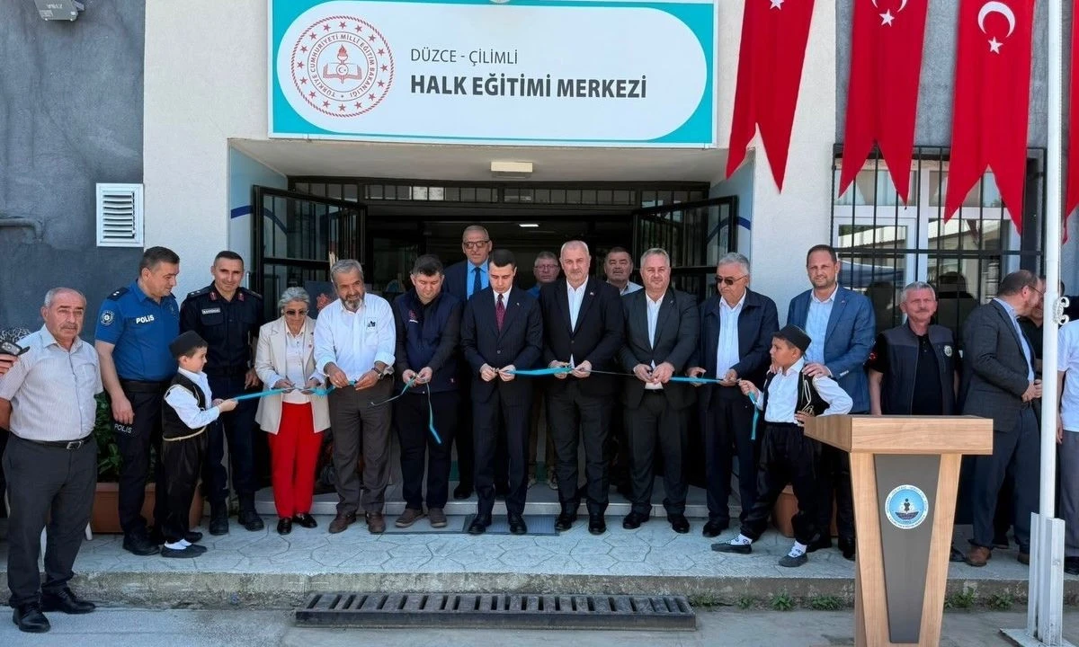 Çilimli’ye Yeni Halk Eğitimi Merkezi: Modern Hizmet Binası Açıldı