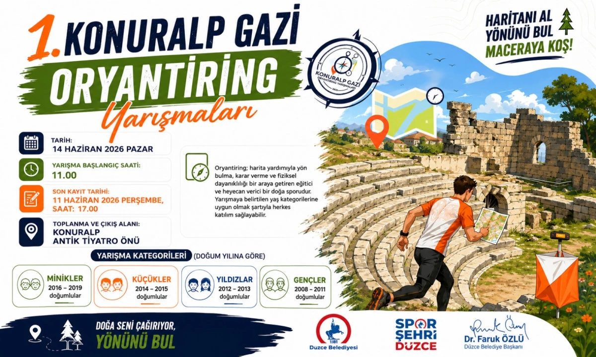 Konuralp’te Bir İlk: Yüzlerce Sporcu Tarihin İzinde Yarışacak