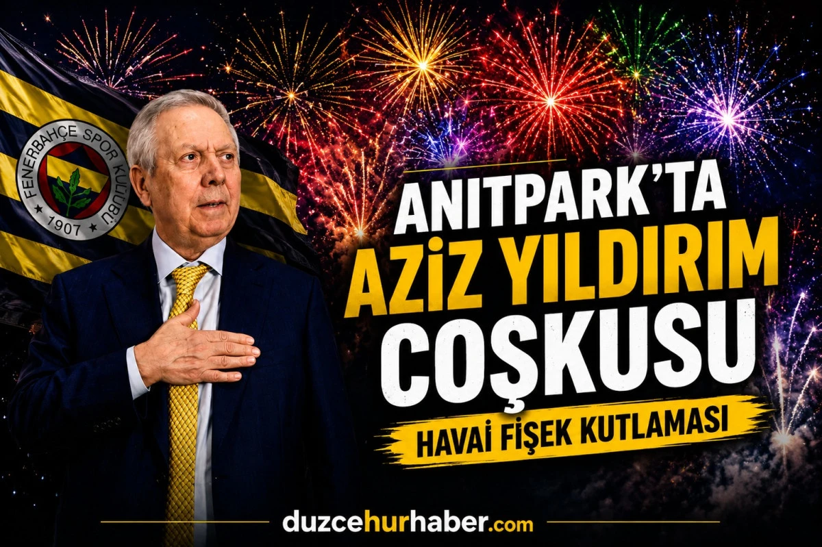 Aziz Yıldırım Coşkusu Düzce'ye Taştı: Taraftarlar 00.00'da Anıtpark'ta Buluştu
