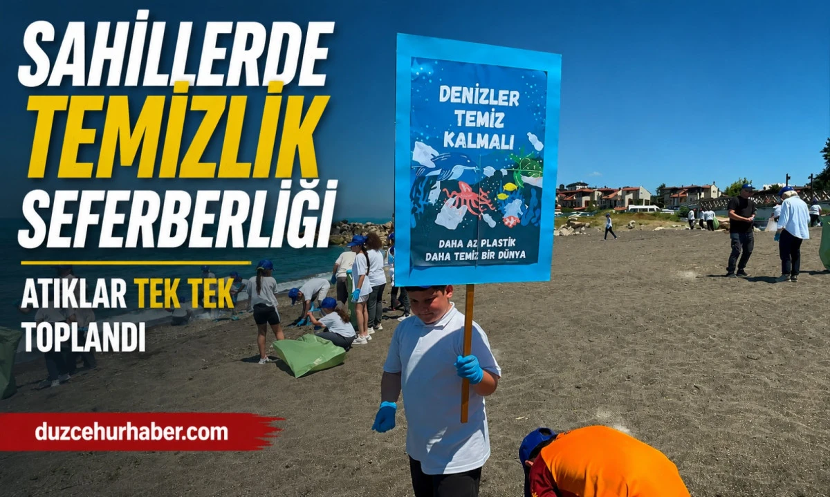 Akçakoca Sahillerinde Çevre Seferberliği