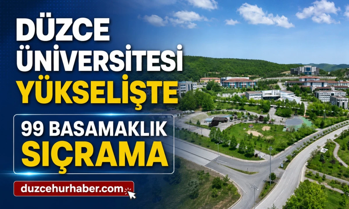 Düzce Üniversitesi Dünya Sıralamasında 99 Basamak Yükseldi