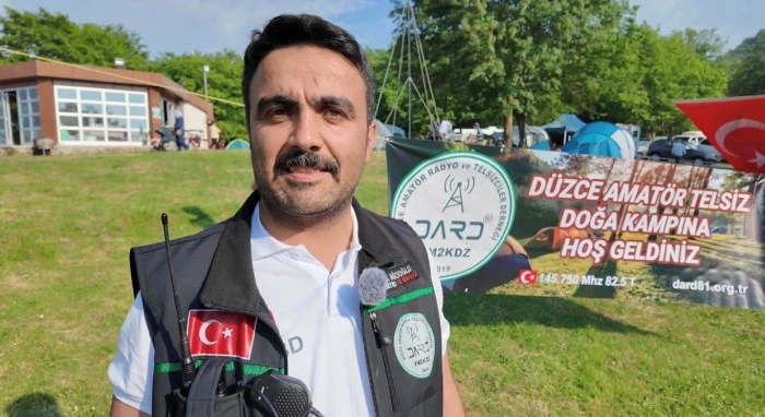 Türkiye’nin Dört Bir Yanından Geldiler! Kaynaşlı’da Telsiz Kampı Heyecanı