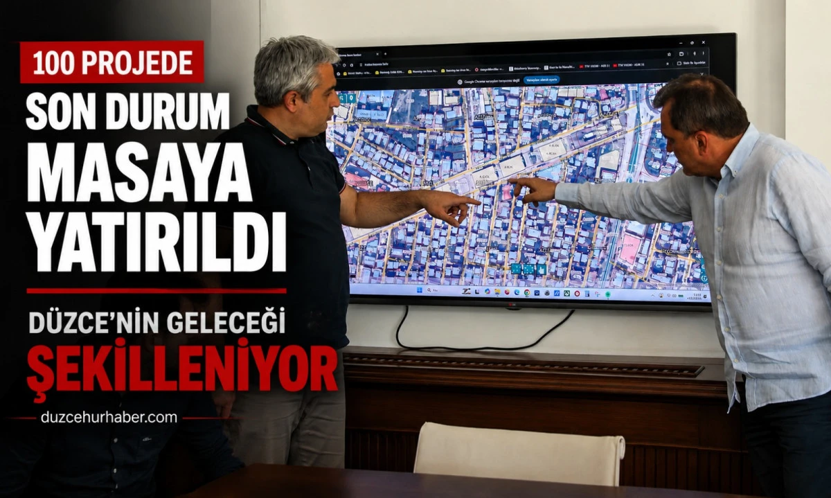 Faruk Özlü'nün 100 Projesi Masada: Düzce'de Dev Yatırımlar İçin Yeni Kararlar