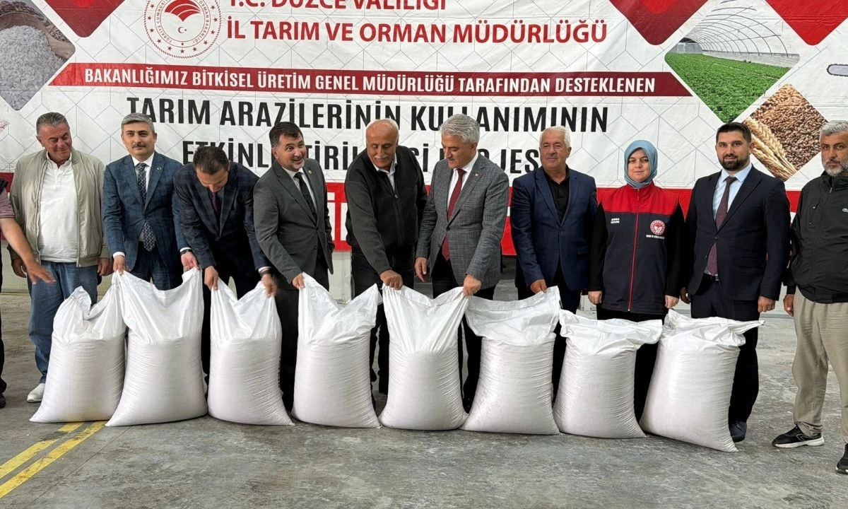 Konuralp Pirincinde Üretim Hamlesi! 82 Çiftçiye 50 Ton Tohum Dağıtıldı