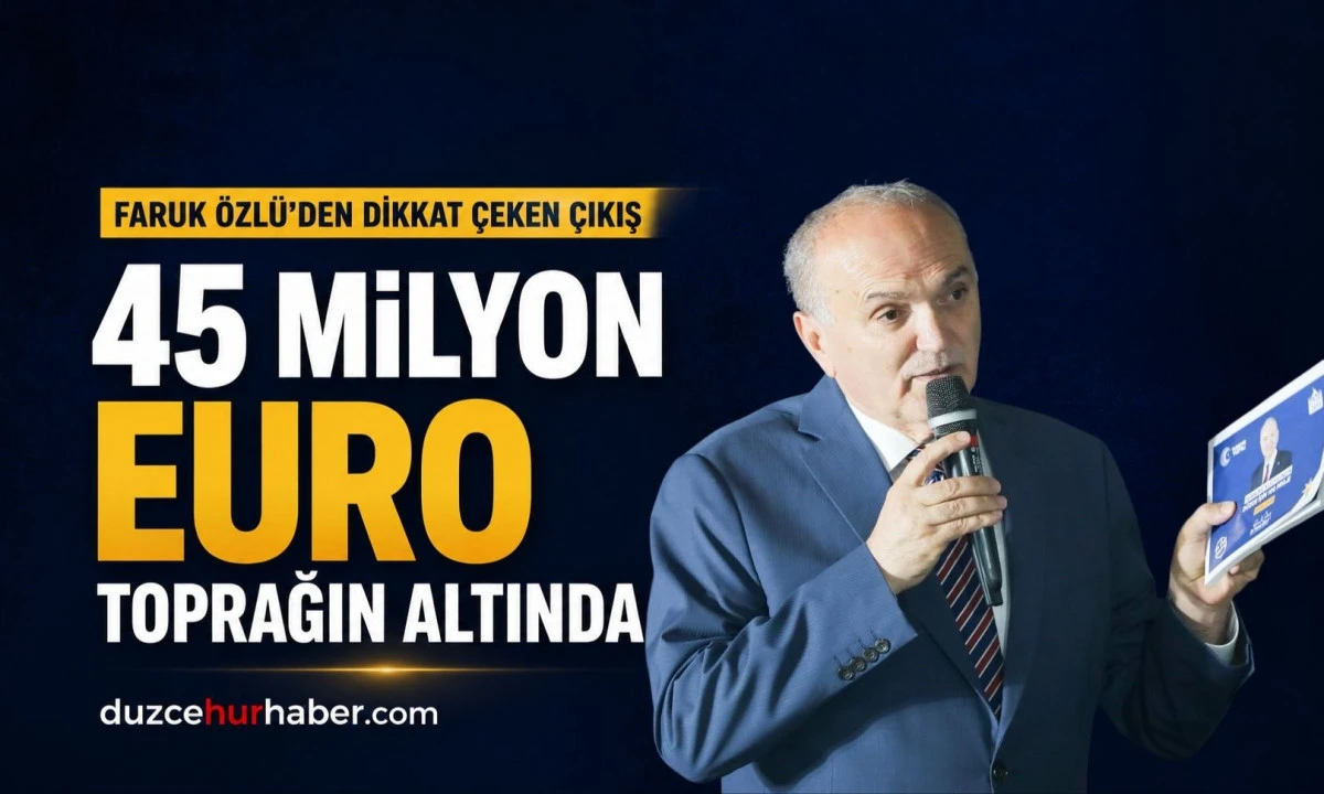 45 Milyon Euro Toprağın Altına Gidiyor