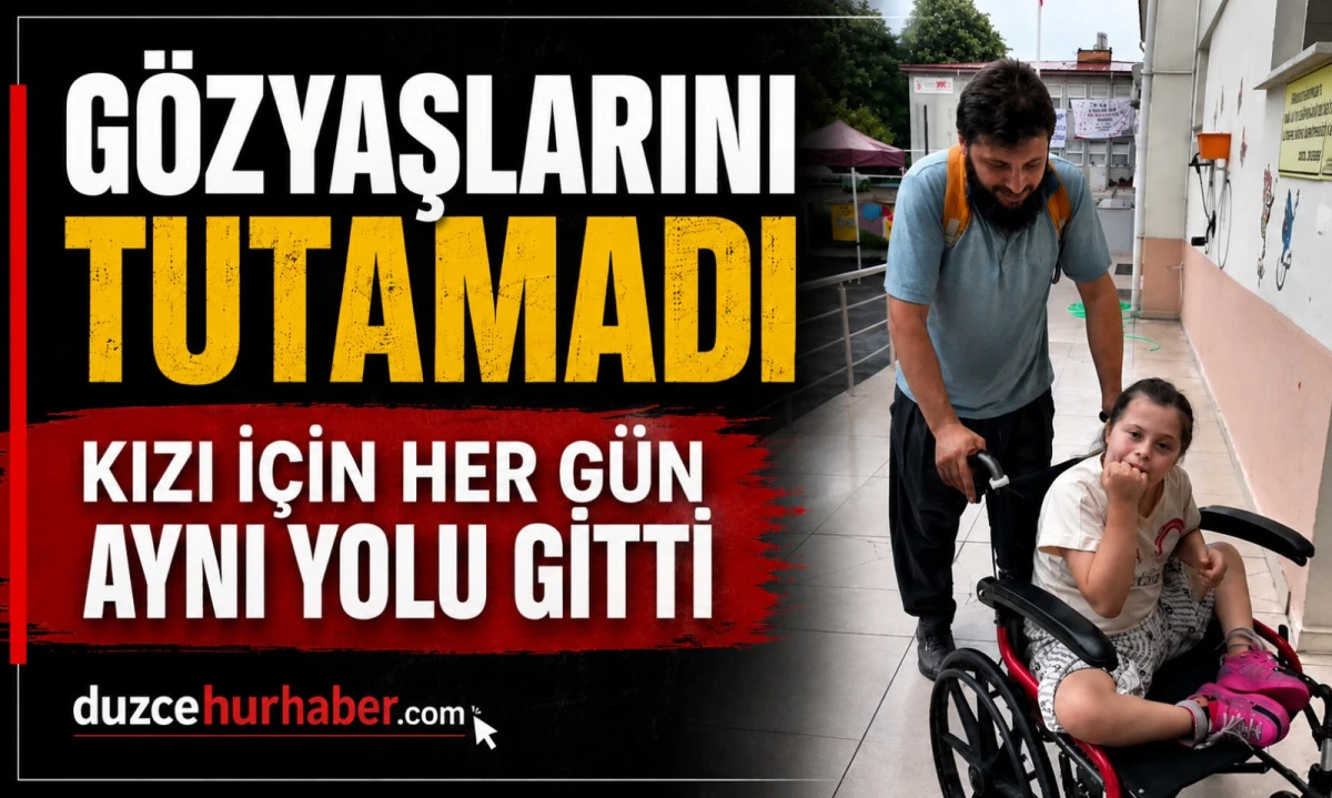 Her Gün Kızını Okula Getirdi, Bu Kez Sürprizle Karşılandı