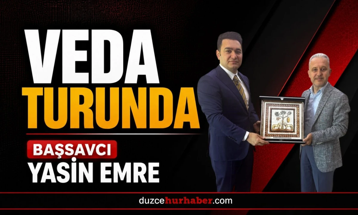 Başsavcı Yasin Emre'den Veda Ziyareti