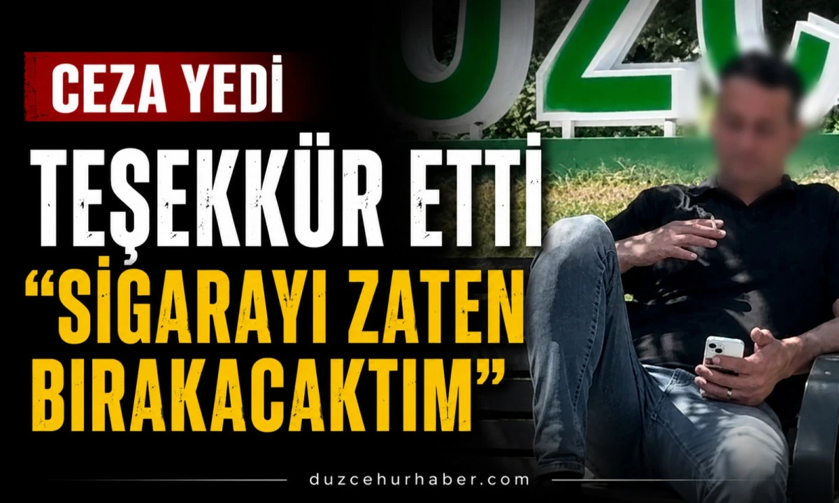 Ceza Yedi, Sigarayı Bıraktığını Açıkladı