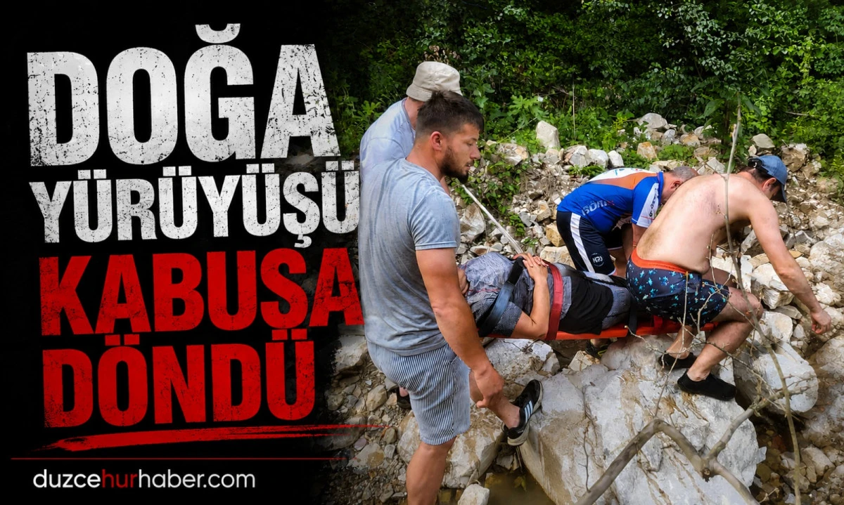 Düzce'de Doğa Yürüyüşü Kabusa Döndü