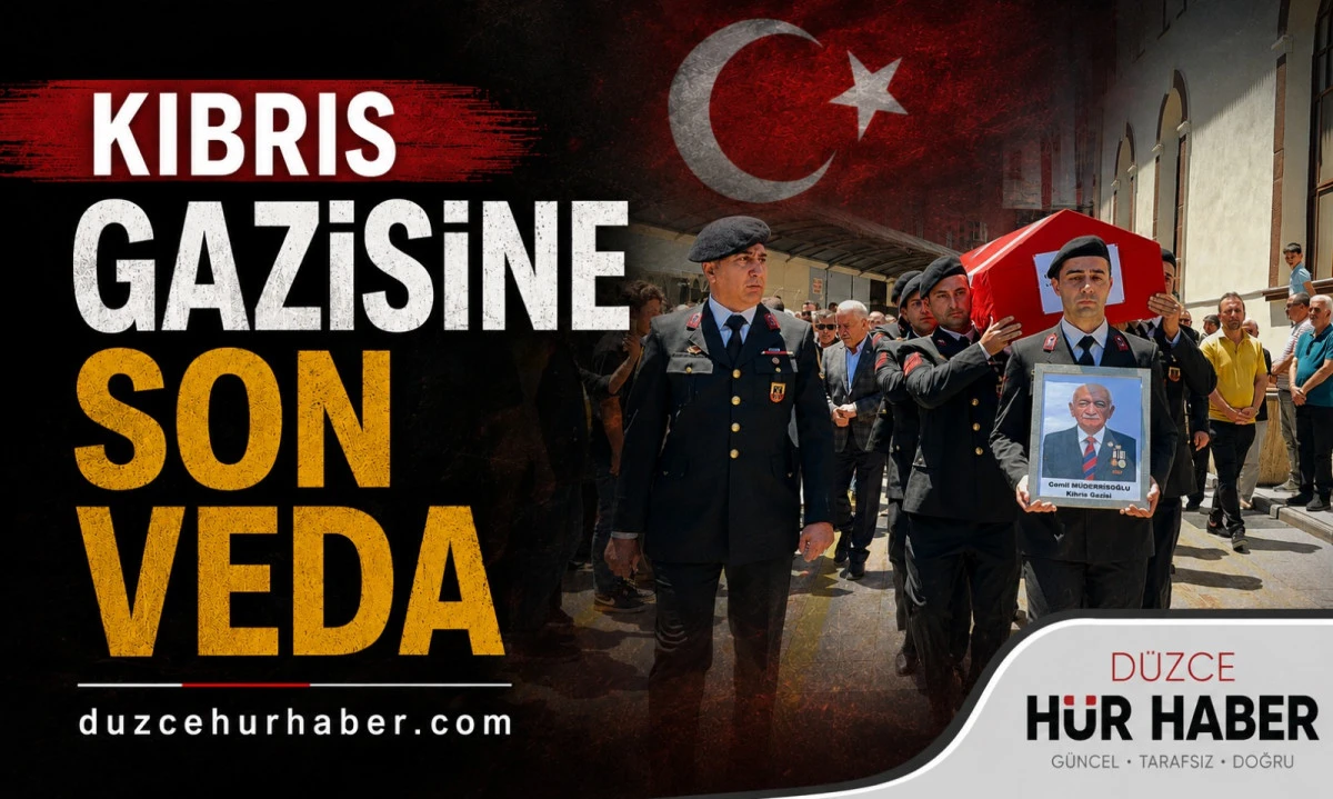 Kıbrıs Gazisi Cemil Müderrisoğlu Son Yolculuğuna Uğurlandı
