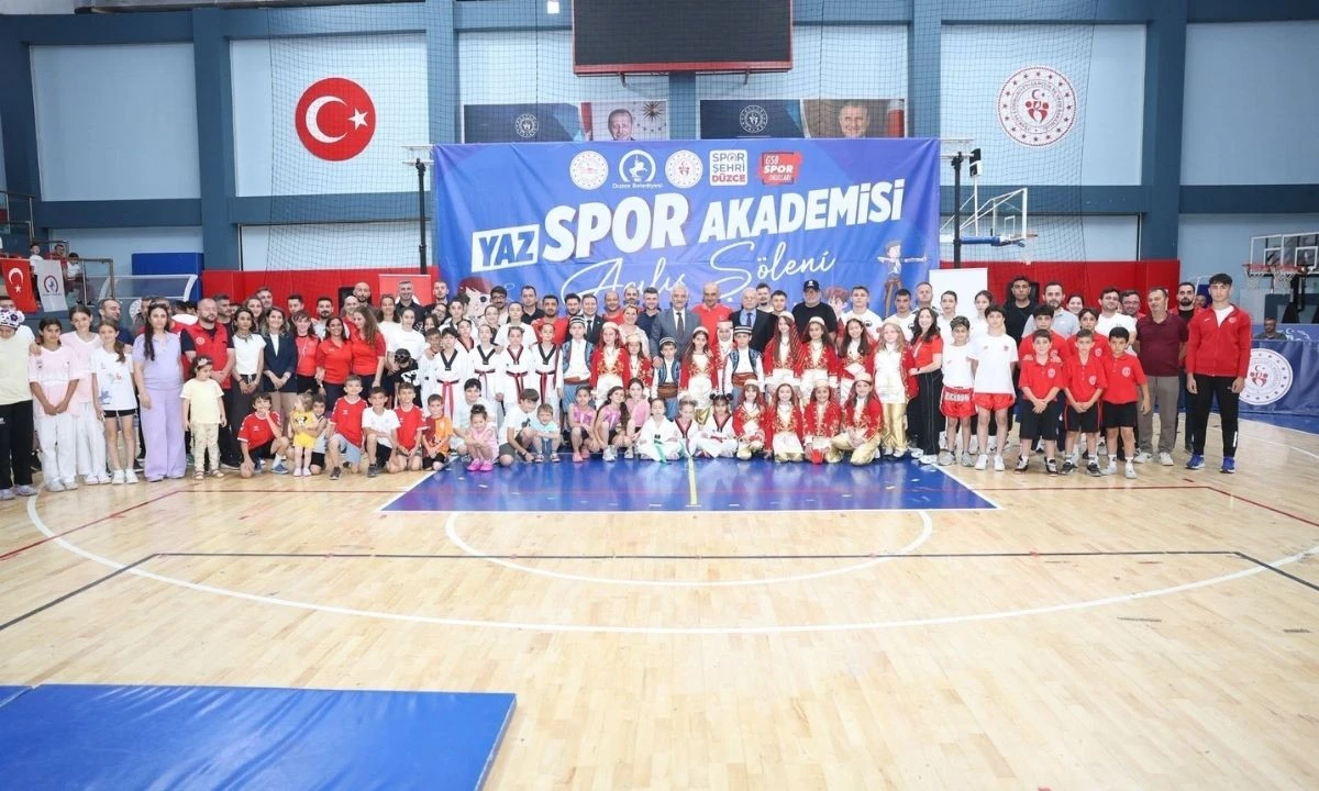 Düzce'de Yaz Spor Okulları Kapılarını Açtı