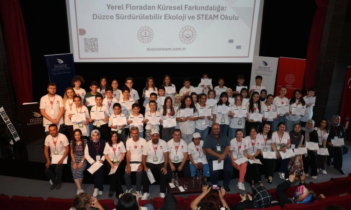 Düzce'de Bilim Projesi Tamamlandı: Öğrencilerin Başarısı Yüzde 96,5'e Ulaştı