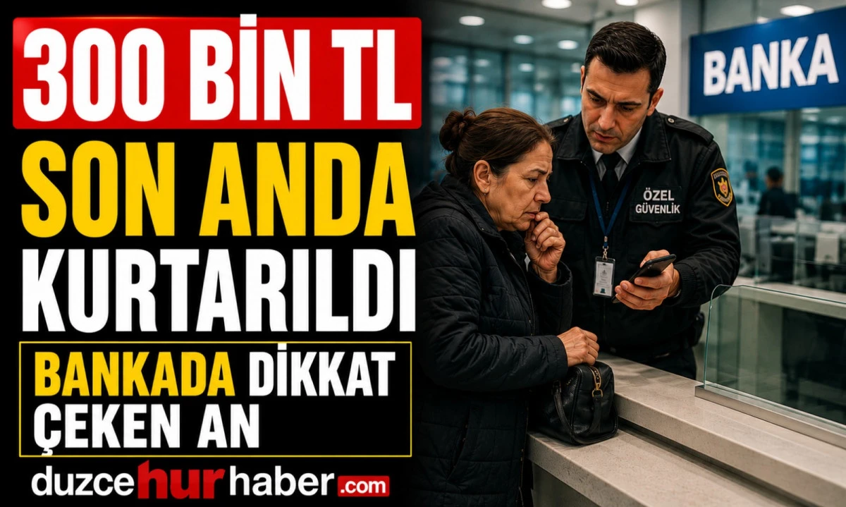 Bankadaki bir detay 300 bin liralık dolandırıcılığı ortaya çıkardı