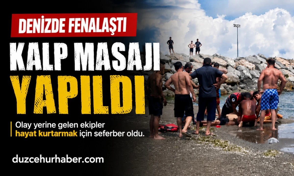 Denizde Fenalaştı, Cankurtaranlar Hayata Döndürdü